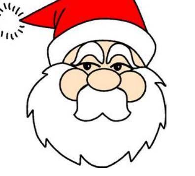 圣诞老人简笔画图片大全 圣诞老人简笔画图片大全场景彩色