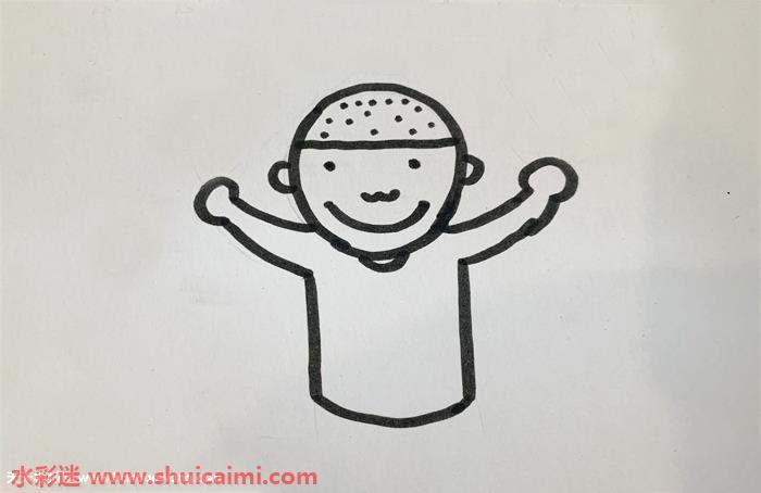 迎六一怎么画 迎六一简笔画画法