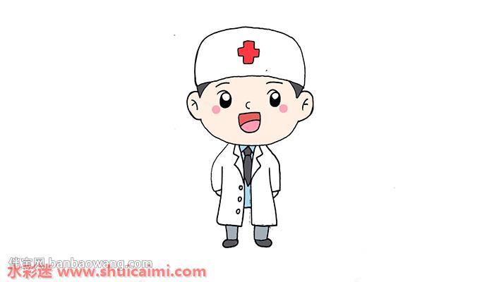 医护人员怎么画 医护人员简笔画简单又漂亮彩色