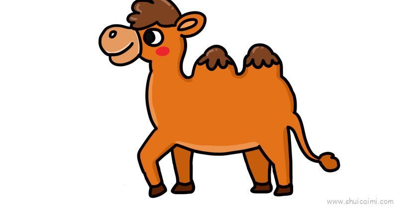骆驼儿童画怎么画 骆驼简笔画图片大全