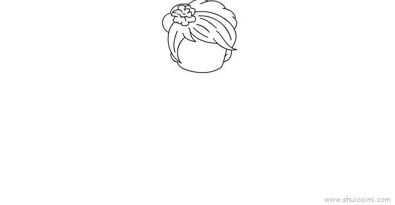 古代人物女娘娘儿童画怎么画 古代人物女娘娘简笔画好看