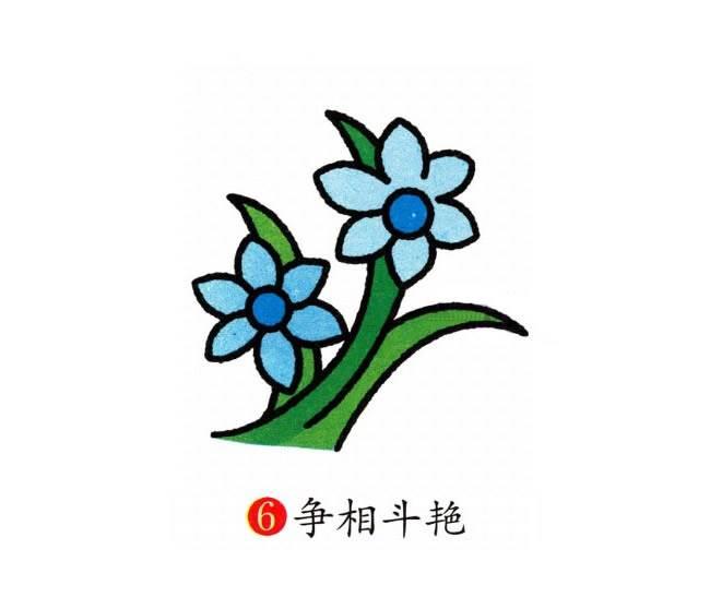 兰花简笔画图片大全 兰花简笔画图片大全带颜色
