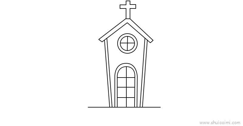 教堂儿童画怎么画 教堂简笔画简单又好看