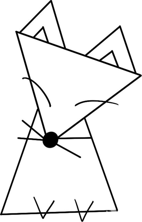 狡猾的狐狸的简笔画怎么画 狡猾的狐狸简笔画好看