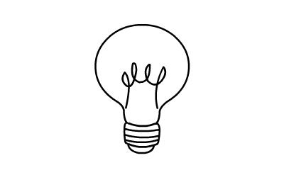 灯泡怎么画简笔画图片（电灯泡画法图片简笔画）