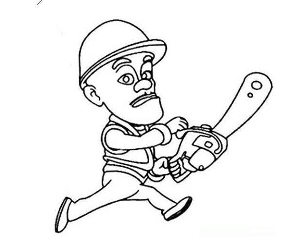 熊出没简笔画 熊出没简笔画图片大全可爱