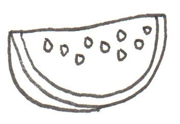 西瓜的简笔画怎么画 西瓜的简笔画画法