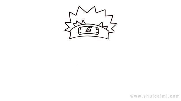 火影忍者简笔画怎么画 火影忍者简笔画步骤