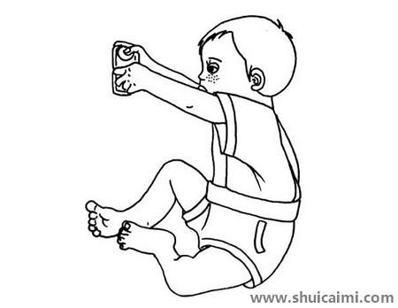 小男孩儿童简笔画图片大全