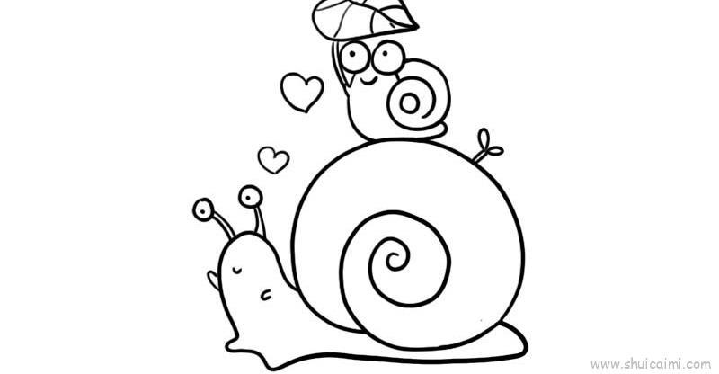 背着宝宝儿童画怎么画 背着宝宝简笔画画法