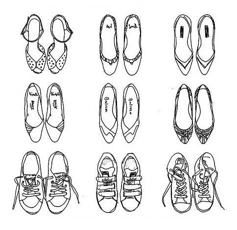 鞋子的简笔画 茄子的简笔画怎么画