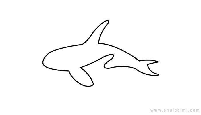 虎鲸简笔画怎么画 虎鲸简笔画画法