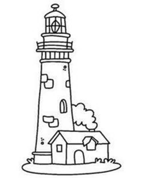 城堡简笔画 城堡简笔画带颜色