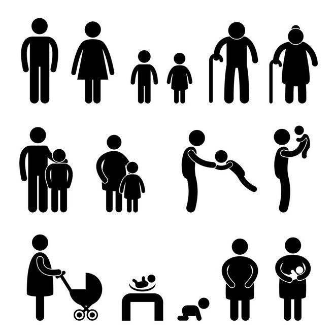 家人简笔画 家人简笔画简单又可爱
