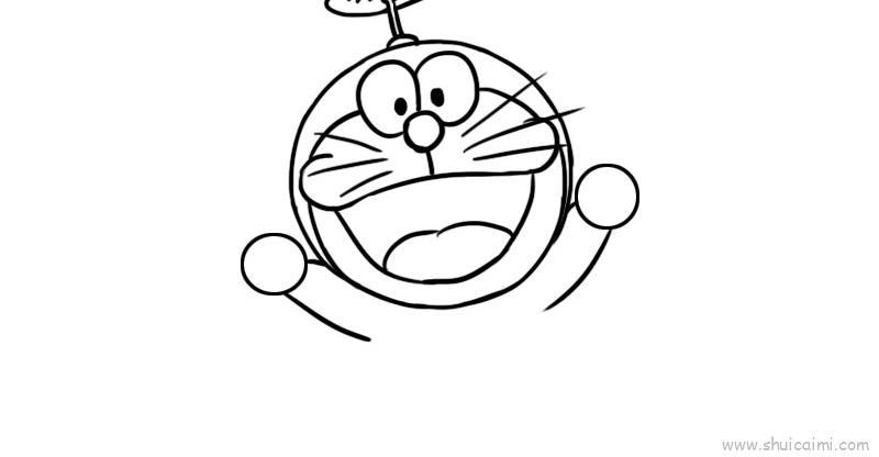 哆来a梦儿童画怎么画 哆来a梦简笔画图片大全