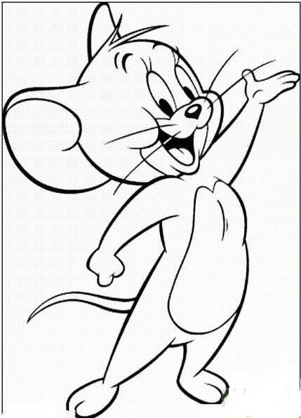 杰瑞简笔画 杰瑞简笔画图片大全可爱