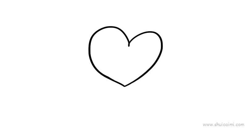 网格本手绘爱心儿童画怎么画 网格本手绘爱心简笔画图片大全