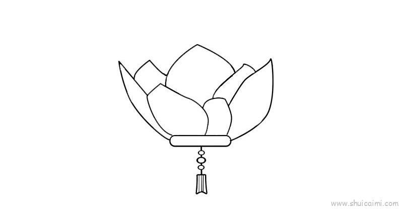 灯笼儿童画怎么画 灯笼简笔画顺序