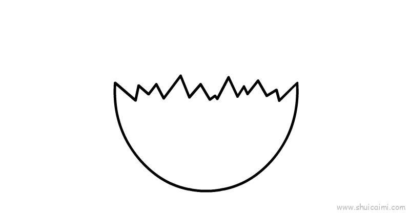破壳而出儿童画怎么画 破壳而出简笔画图片