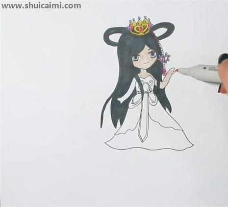 叶罗丽简笔画怎么画 叶罗丽简笔画顺序