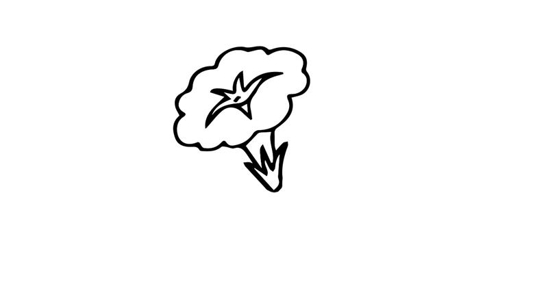 牵牛花简笔画怎么画 牵牛花简笔画简单