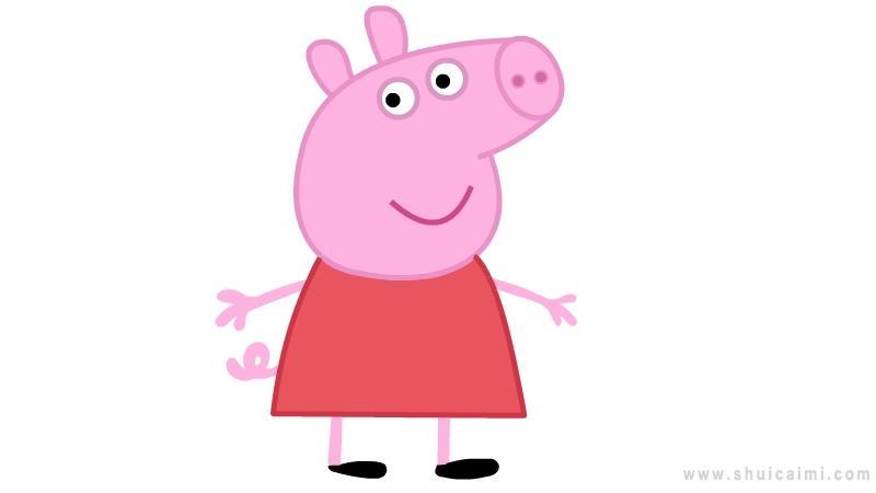 小猪佩奇简笔画怎么画 小猪佩奇简笔画图片大全