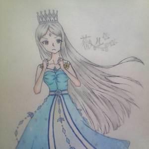 冰公主简笔画 冰公主简笔画图片