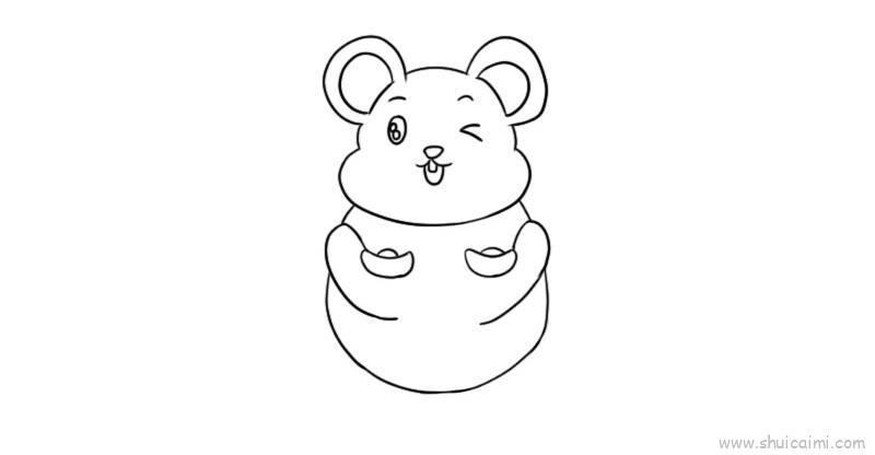 老鼠儿童画怎么画 老鼠简笔画简单