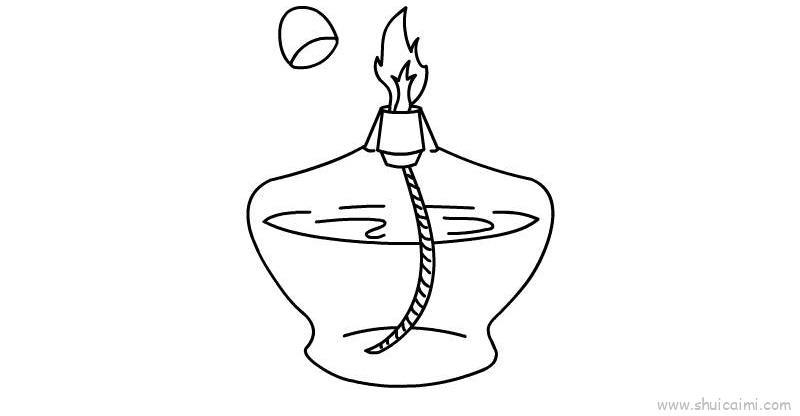 简单的酒精瓶儿童简笔画绘画教学