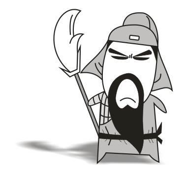 关羽简笔画 关羽简笔画霸气