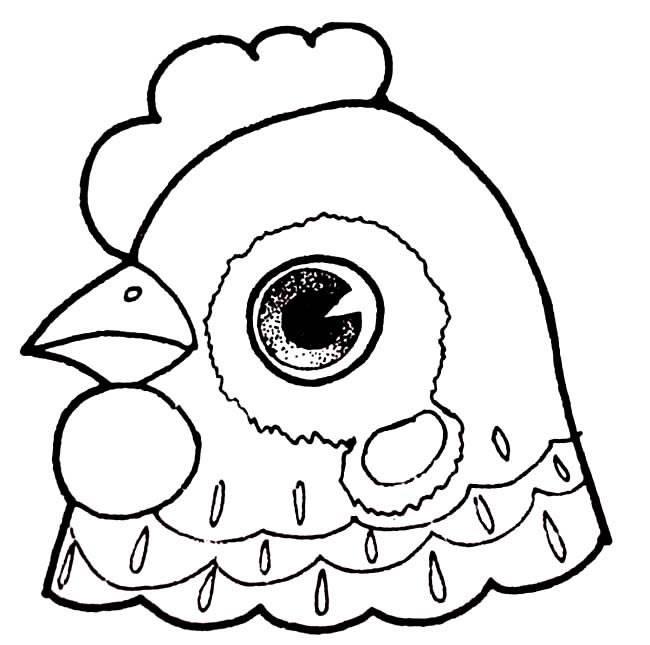 鸡的简笔画 鸡的简笔画简单又好看