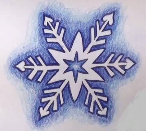 雪花的简笔画 雪花的简笔画简单