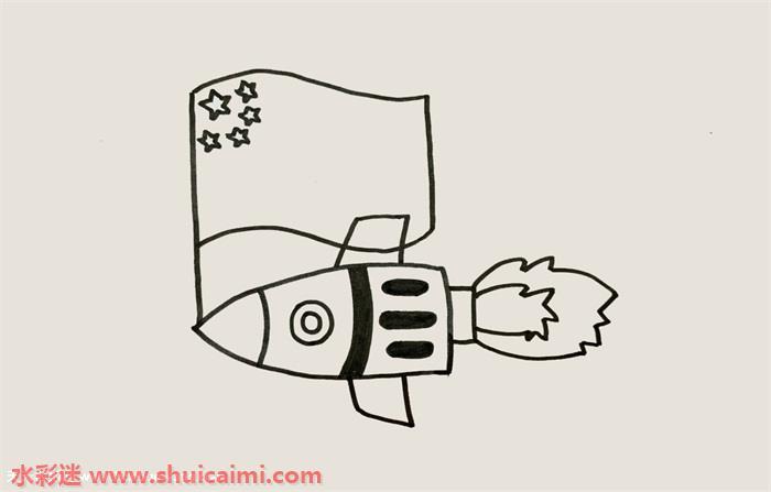 热爱党热爱祖国画怎么画 热爱党热爱祖国画简笔画步骤图