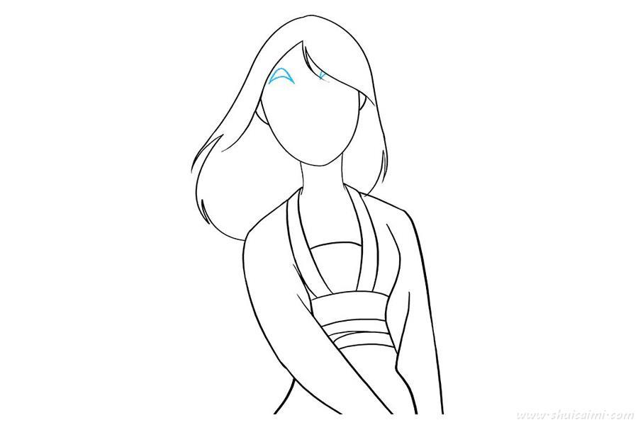 木兰怎么画 木兰简笔画简单彩色