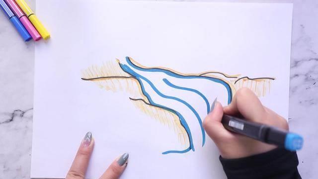 黄河母亲简笔画 兰州黄河母亲简笔画