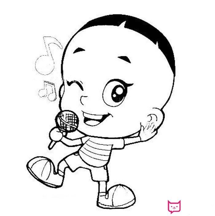 大头儿子简笔画图片大全 大头儿子简笔画图片大全彩色
