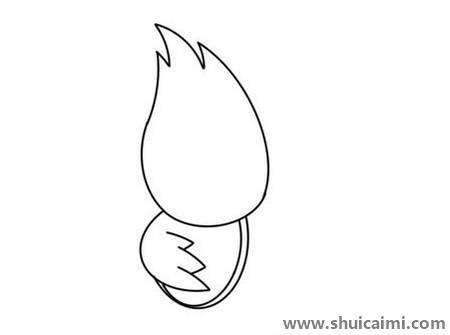 可爱的啄木鸟简笔画步骤教程