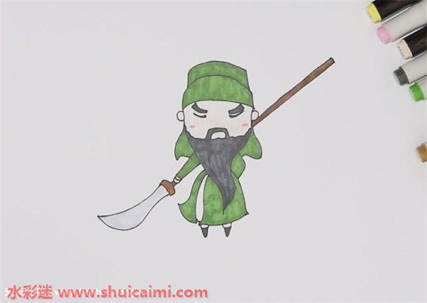 q版三国人物怎么画 q版三国人物简笔画步骤