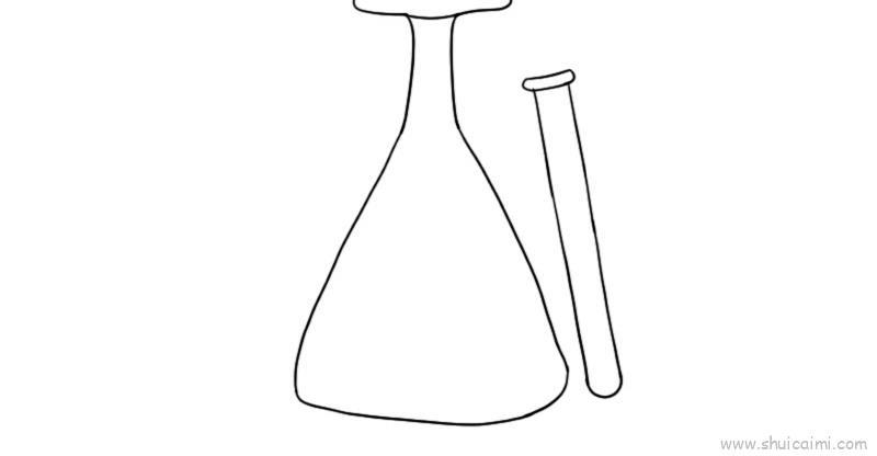 医用药瓶儿童画怎么画 医用药瓶简笔画顺序