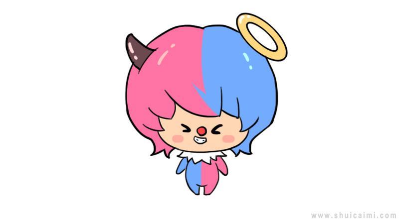 十二星座q版萌图双子座简笔画怎么画 十二星座q版萌图双子座简笔画简单又好看