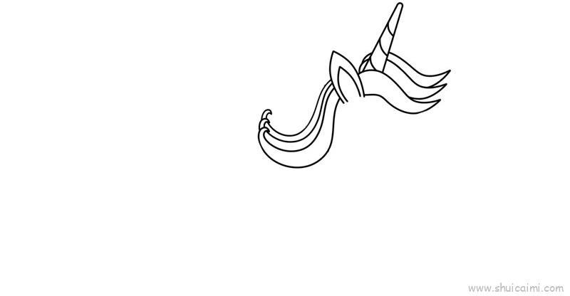 网红独角兽儿童画怎么画 网红独角兽简笔画简单