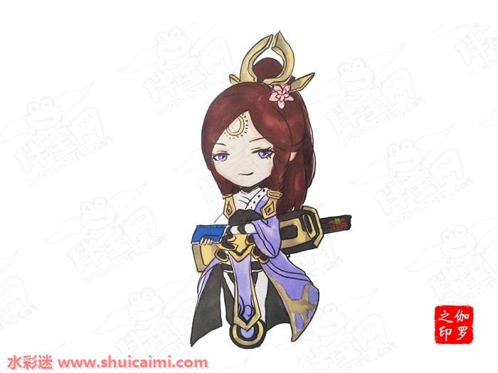 王者荣耀q版人物怎么画 王者荣耀q版人物简笔画步骤