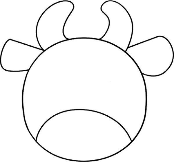 善良的牛的简笔画怎么画 善良的牛简笔画简单