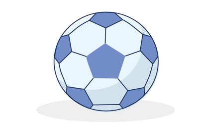 足球简笔画图片大全 足球简笔画. 步骤