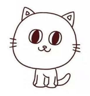 小猫简笔画图片大全 小狗简笔画图片大全