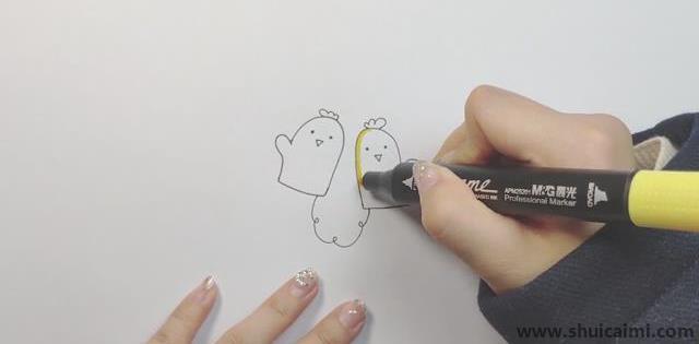 小鸡手套儿童简笔画怎么画 小鸡手套儿童画图片大全
