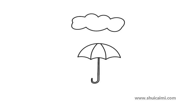 下雨简笔画怎么画 下雨简笔画简单