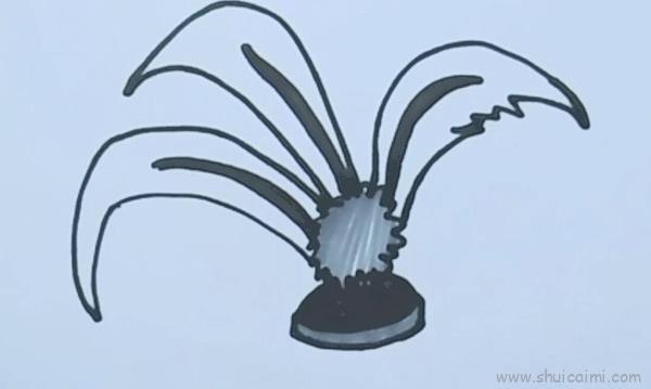 鸡毛毽儿童画怎么画 鸡毛毽简笔画简单又好看