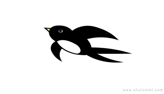 小燕子简笔画怎么画 小燕子简笔画步骤