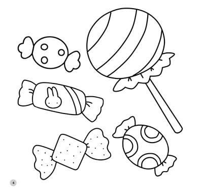 糖果简笔画 糖果简笔画简单又漂亮